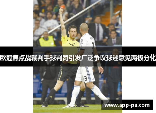 欧冠焦点战裁判手球判罚引发广泛争议球迷意见两极分化