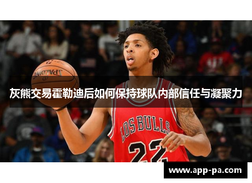 灰熊交易霍勒迪后如何保持球队内部信任与凝聚力