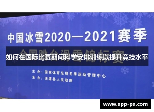 如何在国际比赛期间科学安排训练以提升竞技水平