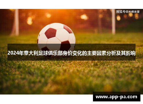 2024年意大利足球俱乐部身价变化的主要因素分析及其影响