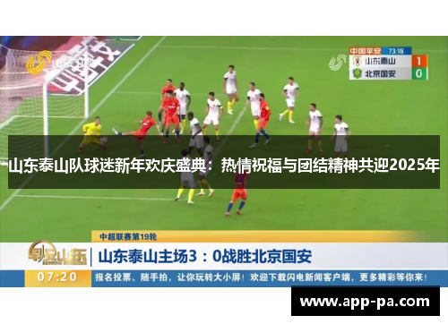 山东泰山队球迷新年欢庆盛典：热情祝福与团结精神共迎2025年
