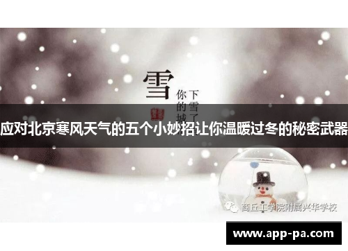 应对北京寒风天气的五个小妙招让你温暖过冬的秘密武器
