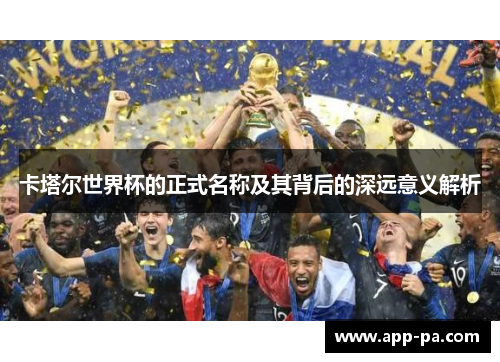 卡塔尔世界杯的正式名称及其背后的深远意义解析 卡塔尔世界杯的正式名称及其背后的深远意义解析