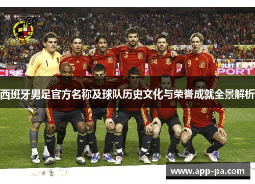 西班牙男足官方名称及球队历史文化与荣誉成就全景解析