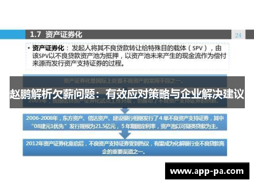 赵鹏解析欠薪问题：有效应对策略与企业解决建议